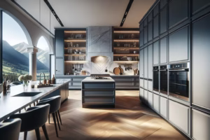 Unikaten dizajn kuhinje po meri, ki izžareva kakovost in funkcionalnost