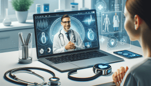 Telemedicina, digitalno zdravje in e-zdravje v sodobni zdravstveni oskrbi.