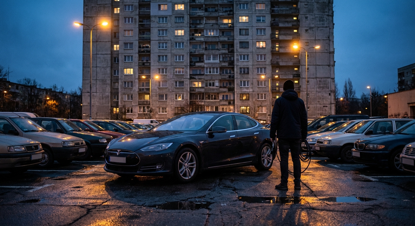Mestni vozniki električnih vozil se soočajo z zapletenostjo namestitve domače polnilne postaje zaradi pridobivanja soglasij etažnih lastnikov.