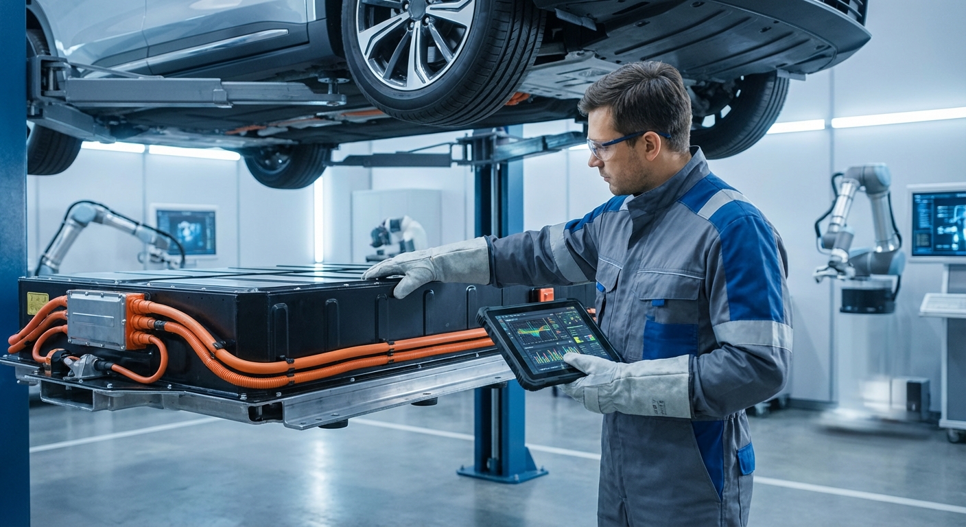 Sodobno vzdrževanje električnih vozil se preoblikuje v visokotehnološko dejavnost, ki združuje mehaniko s programsko opremo in digitalno diagnostiko.