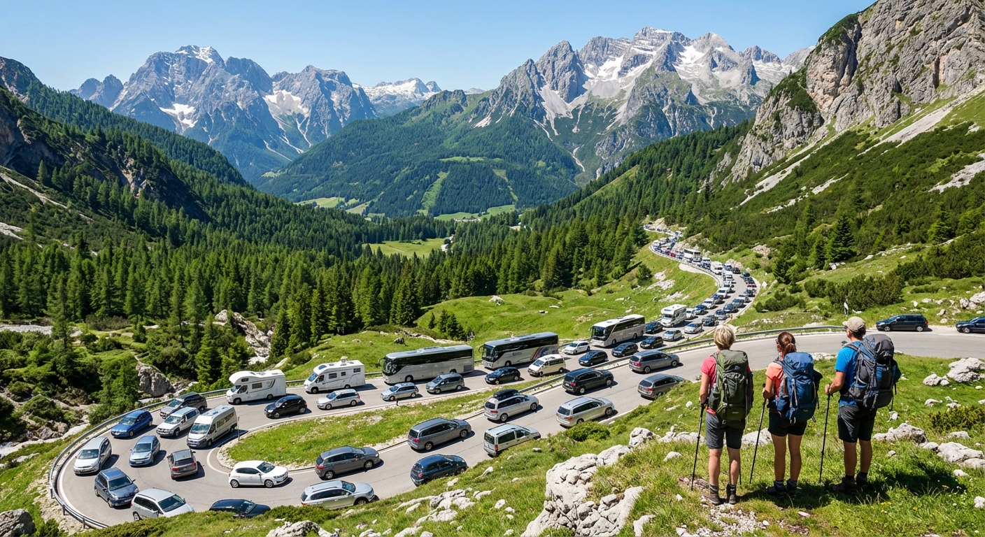 Učinkovito obvladovanje masovnega turizma in umirjanje prometa v gorah narekujejo nujen trajnostni razvoj Triglavski narodni park.