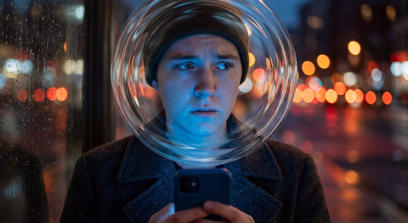 Članek poudarja, kako algoritmi družbenih medijev prispevajo k nekontroliranemu širjenju dezinformacij v digitalnem prostoru.