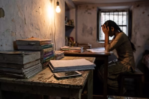 Globoki akademski pritiski in družbene neenakosti so pogosto spregledani vzroki stiske, ki jih članek razkriva.