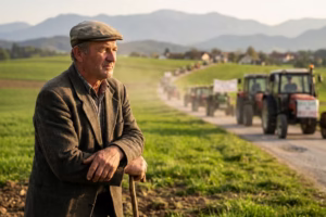 Preživetje družinskih kmetij in slovenska prehranska suverenost sta ogrožena zaradi pretirane birokracije in nepravičnih cen.