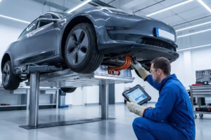 Analiza stroškov vzdrževanja električnega avtomobila poudarja pomen baterije, digitalnih sistemov in kibernetske varnosti.