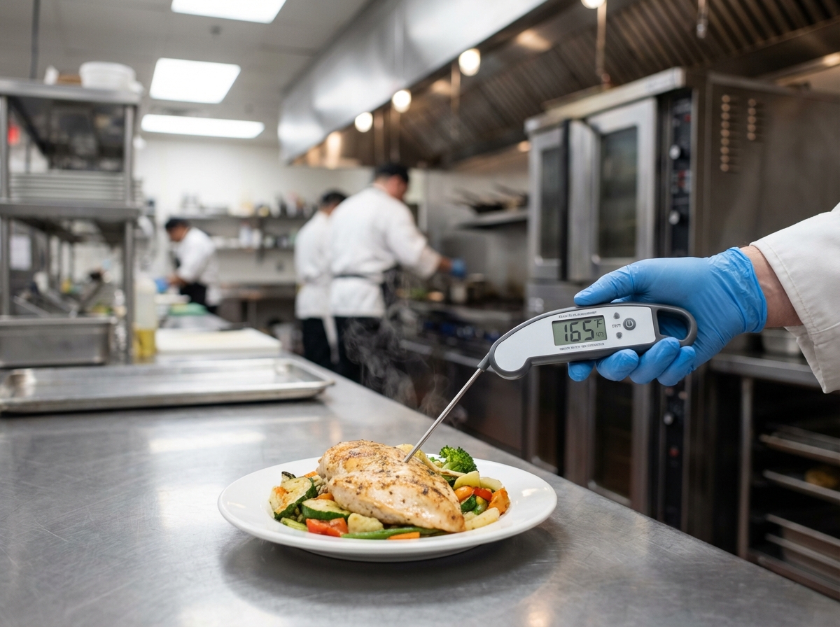 Strogo spremljanje in nadzor v kuhinji sta nujna za preprečevanje salmonele in s tem povezanih prebavnih težav.