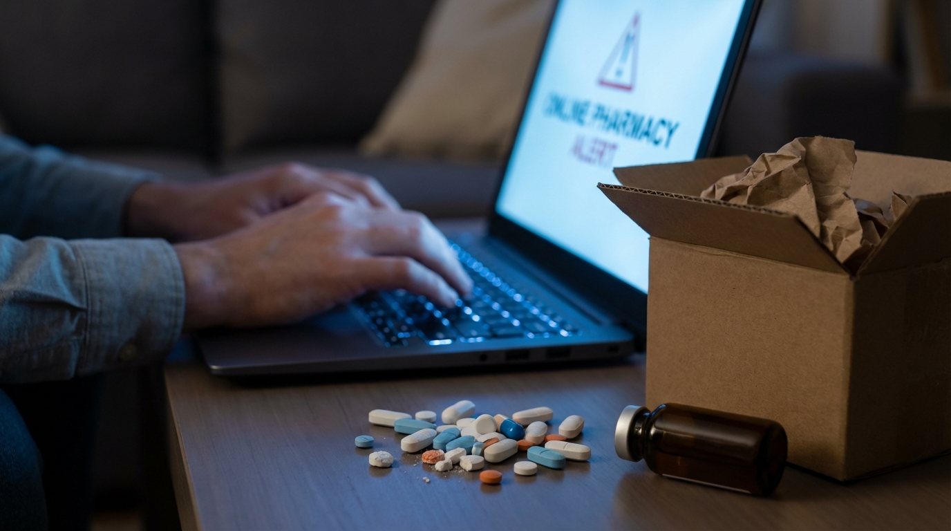 Poudarjamo, da je nakup ponarejenih zdravil preko nepreverjenih spletnih virov velika grožnja javnemu zdravju.