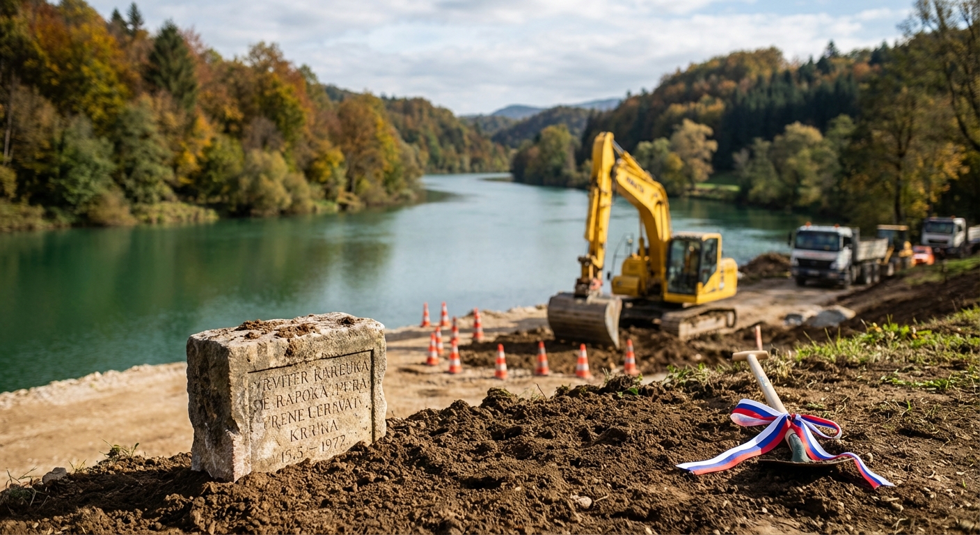 Zagon projekta Nova brv Prečna Novo mesto bo izboljšal infrastrukturo ob reki Krki in spodbudil trajnostno mobilnost s pomočjo Kohezijskega sklada Evropske unije.
