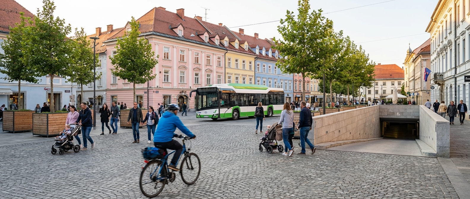 Pod vodstvom župana Saše Arsenoviča se Maribor osredotoča na trajnostno mobilnost in zmanjšanje površinskih parkirišč za boljše mestno središče.