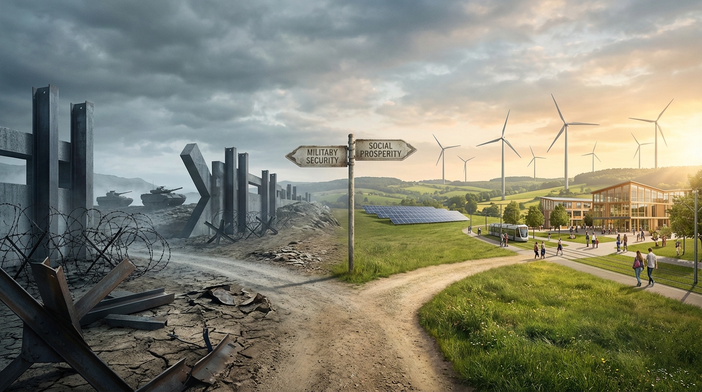 Namesto povečevanja obrambnih izdatkov je ključno vlaganje v ljudi in mirno prihodnost Evrope.