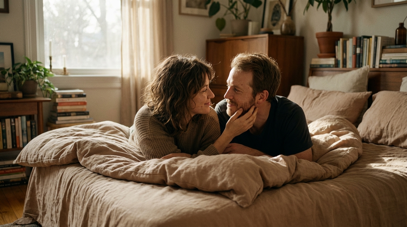 Ključ do globlje intimnosti in vzajemnega užitka leži v odkriti komunikaciji v postelji med partnerjema.