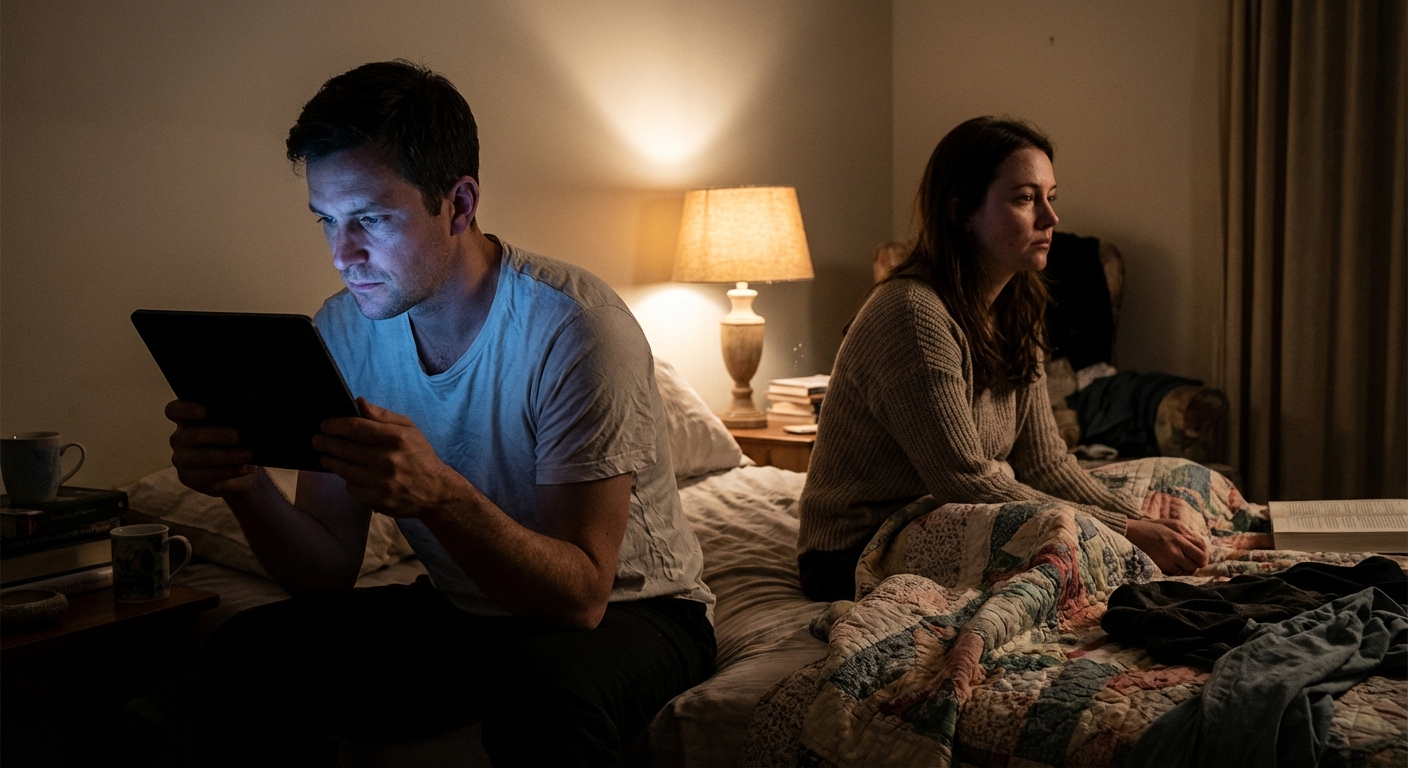 Neomejena dostopnost digitalnih vsebin ustvarja nerealna pričakovanja, ki pogosto vodijo v nezadovoljstvo in odtujenost med partnerjema.