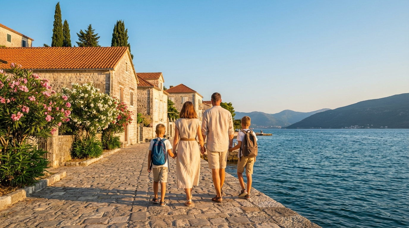 Previdno izbrana balkanska obala ponuja priložnosti za ugoden družinski dopust, vključno s Pelješcem in Herceg Novim.