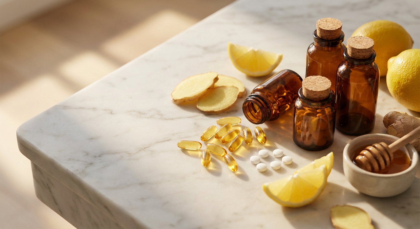 Članek raziskuje vlogo, ki jo imajo znanstveno podprta prehranska dopolnila za odpornost, vključno z Vitaminom D in Cinkom, pri ohranjanju zdravja v povezavi z uravnoteženo prehrano.