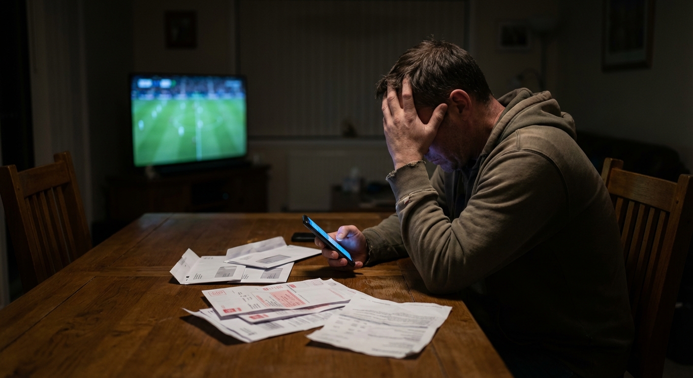 Povečana dostopnost do spletnih športnih stav zaradi digitalne transformacije pogosto rezultira v resnih finančnih težavah in zadolževanju.