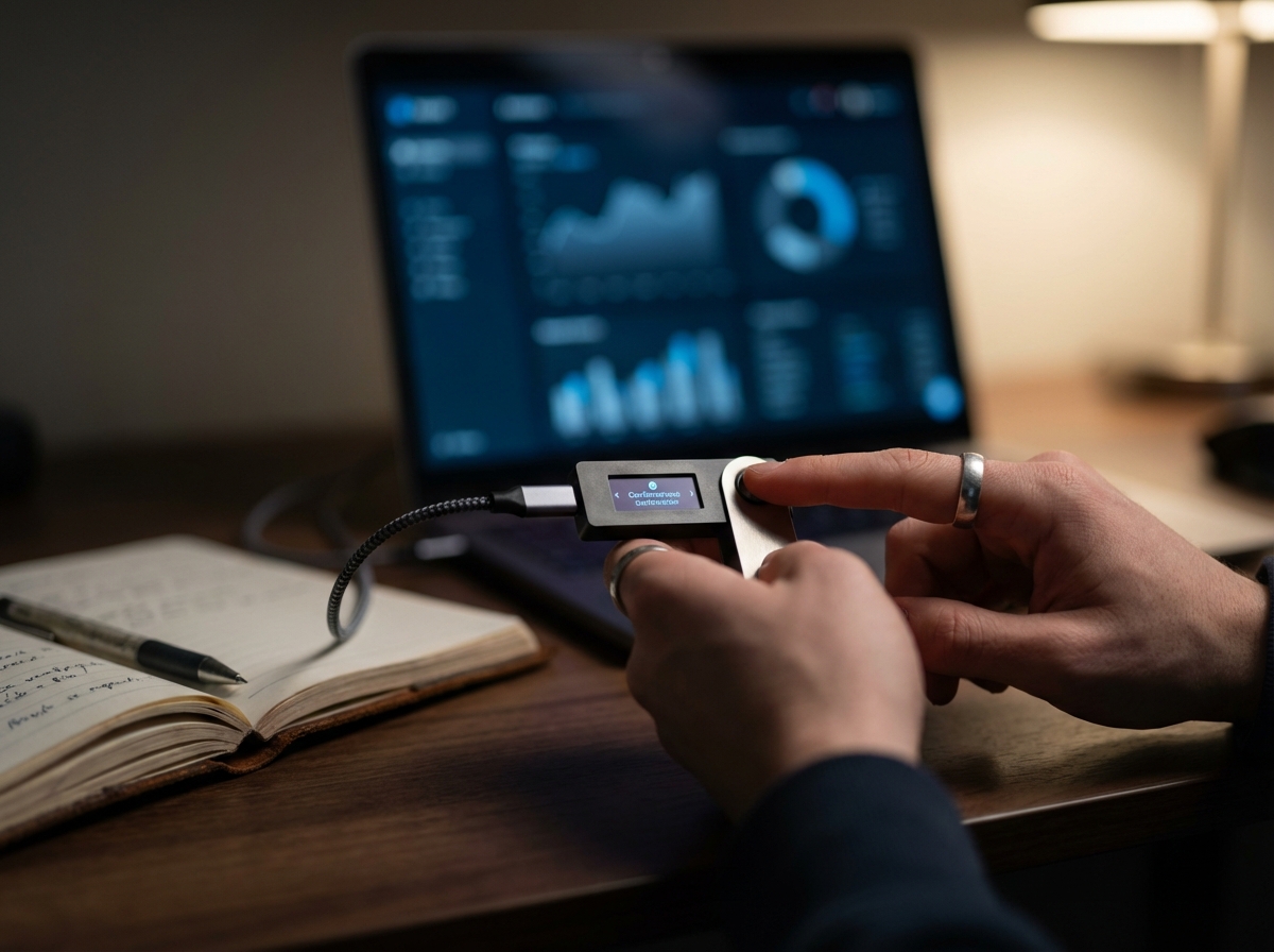 Zaščitite svoje digitalno premoženje tako, da kriptovalute varno kupite in jih hranite na strojni denarnici.