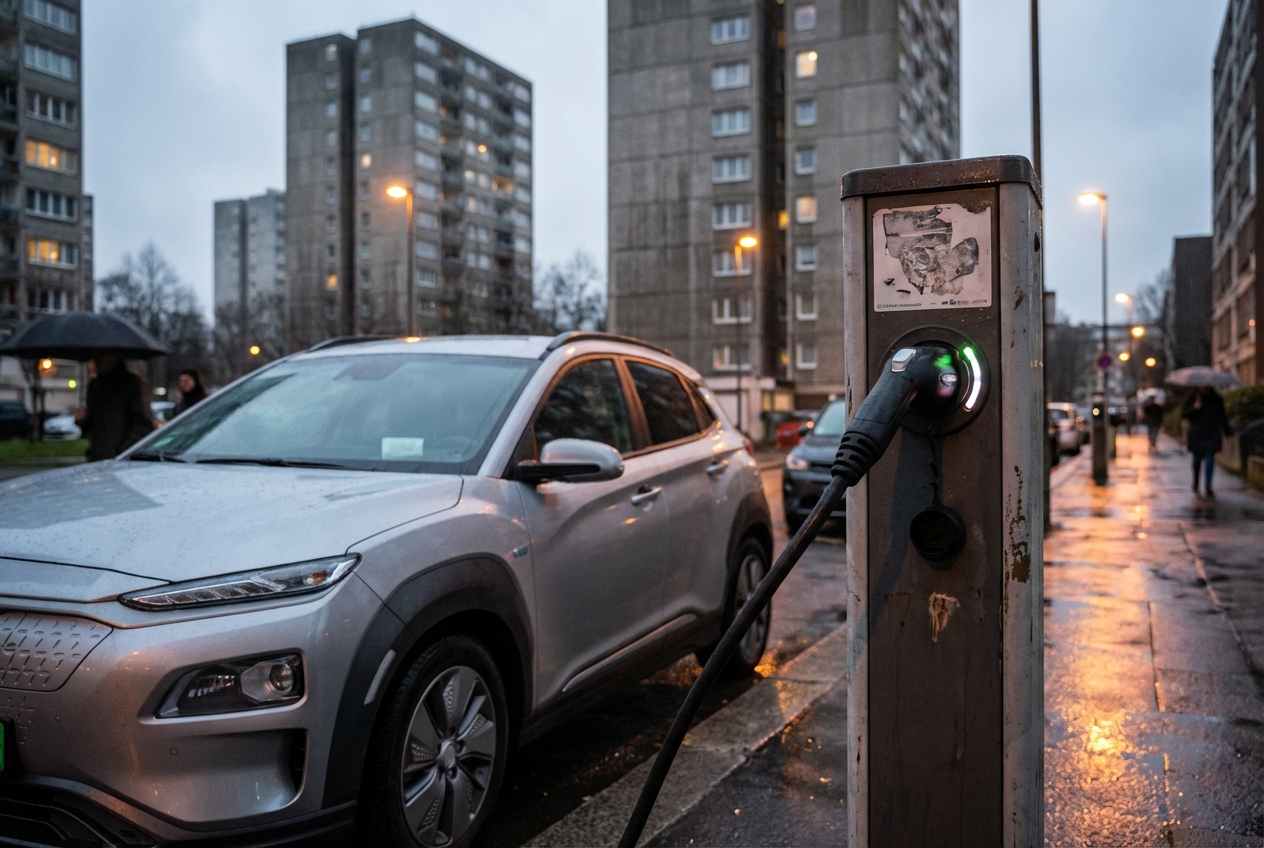 Nezadostna polnilna infrastruktura predstavlja eno ključnih ovir za množično posvojitev električnih vozil v urbanih središčih.